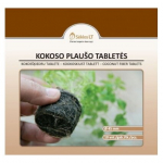 Kokoso plau&scaron;o tabletės, 45mm 10vnt