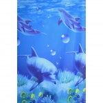 Užuolaida vonios kambariui DUSCHY Seychelles 622-57, 180x200cm