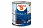 Metalo dažai ALPINA Direkt Auf Rost, 750ml &scaron;okoladinė sp.