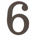 Namo numeris 6, 180mm juoda sp.