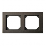 Rėmelis LIREGUS Epsilon Slim Line K14-145-02 E/J, 2 vietų juoda sp.