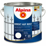 Metalo dažai ALPINA Direkt Auf Rost, 2,5l balta sp.