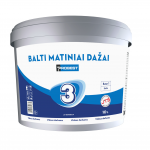 Dažai PROBEST 3, 5l balta sp. matiniai