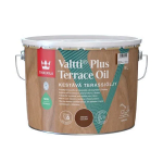 Aliejus medienai TIKKURILA Vallti Plus Terrace Oil, 9l ruda sp.