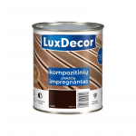 Kompozitinės terasinių lentų impregnantas LUXDECOR, 0,7l ruda sp.