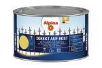 Metalo dažai ALPINA Direkt Auf Rost, 250ml geltona sp.