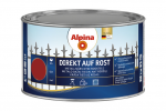 Metalo dažai ALPINA Direkt Auf Rost, 250ml raudona sp.