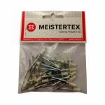 Kniedės 3.2x8mm RAL1015 MEISTERTEX (30vnt)