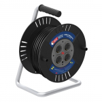 Ilgiklis su rite HOROZ 3x1.5, 4 lizdai 30m juoda sp.