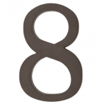 Namo numeris 8, 180mm juoda sp.