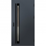 Lauko durys su stiklu TH78 TREBUR1 RP de&scaron;ininės, 977x2101mm antracito sp.
