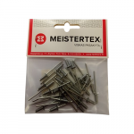 Kniedės MEISTERTEX RAL9006, 3,2x8 30vnt