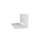 PVC kampinis profilis su tinkleliu EC-100/150-25, 100x150mm 2,5m