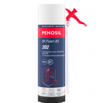 Dvikomponentės &scaron;iaudelinės sandarinimo putos PENOSIL 2K Foam B2 202, 400ml