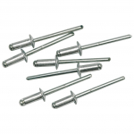 Kniedės aliuminės VOREL, 4 x 12,7mm 50vnt