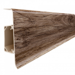 Grindjuostė PVC ESQUERO, 250 x 6,66 x 2,19 cm, sendinto ąžuolo sp. (633)