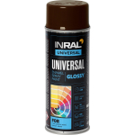 Aerozoliniai dažai INRAL Universal, 400ml &scaron;okoladinė sp.