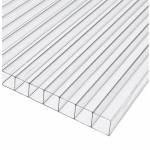 Polikarbonatas PC DUAL, 1050x2000x4 mm skaidri sp.