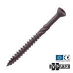 Medsraigtis terasoms lauko darbams VPFIX Torx OD C4, 5x80/50 200vnt ruda sp.