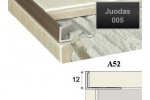 Grindų užbaigimo profilis EFFECTOR A52-005, 250cm x 1,2 cm, juoda sp.