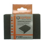 &Scaron;lifavimo kempinėlė CORTEX P180, 68x98x25mm pilka sp.