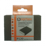 &Scaron;lifavimo kempinėlė CORTEX P120, 68x98x25mm pilka sp.