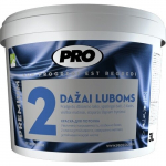 Dažai luboms PRO 2 A bazė, 5l balta sp.