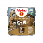 Medienos impregnantas ALPINA Dauer Schutz, 4l rie&scaron;utmedžio sp.