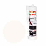 Sanitarinis silikonas MIRA Supersil, 300ml balta sp. (100)