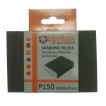 &Scaron;lifavimo kempinėlė CORTEX P150, 68x98x25mm pilka sp.