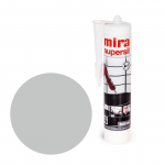 Sanitarinis silikonas MIRA Supersil, 300ml &scaron;viesiai pilka sp. (120)