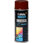 Aerozoliniai dažai INRAL Universal, 400ml vy&scaron;ninė (RAL3004)