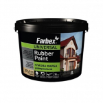 Dažai FARBEX Farba Gumova, 1,2kg grafito sp.
