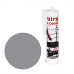 Sanitarinis silikonas MIRA Supersil, 300ml pilka sp. (121)