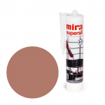 Sanitarinis silikonas MIRA Supersil, 300ml &scaron;viesiai ruda sp. (140)