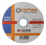 Metalo pjovimo diskas CORTEX DAA A30 RBF F41, 22,2x125mm