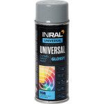 Aerozoliniai dažai INRAL Universal, 400ml &scaron;viesiai pilka sp.