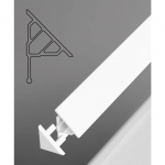 Sandarinimo (apdailos) juosta RAVAK 10, 110cm balta sp.