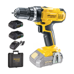 Akumuliatorinis suktuvas-gręžtuvas FF GROUP CDD/40 20V Plus, 2x2,0Ah su dėklu