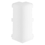 Grindjuostės i&scaron;orinis kampas PVC ESQUERO, 2vnt balta sp. (601)