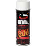 Atsparūs kar&scaron;čiui aerozoliniai dažai INRAL Thermal, 400ml balta sp.