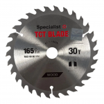 Medienos pjovimo diskas SPECIALIST+, 165x30Tx30/20/16mm