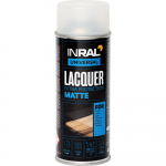 Aerozolinis lakas INRAL Lacquer, 400ml skaidri sp. matinė