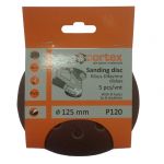 &Scaron;lifavimo diskelis CORTEX P120, 125mm 5vnt.