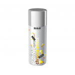 Aerozolinė emalė BIODUR Superchrome, 400ml sidabrinė sp.