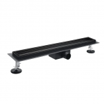 Metalinis du&scaron;o latakas BIELBET Tile Insert, 70cm juoda sp.