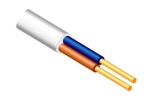 Plok&scaron;čias instaliacijos kabelis YDY, 2x1.5mm2 balta sp.