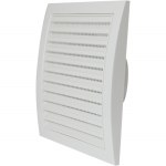 Ventiliacinės grotelės EUROPAST ND12, 190x190mm 125mm balta sp.