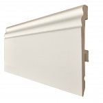 PVC grindjuostė BRAVO 95, 2400x95x16mm balta sp.