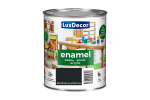 Akrilinė emalė LUXDECOR, 0,75l absoliutus juodumas